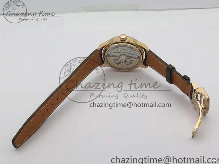 MIROTIME 0308 Compact Portugieser Perpetual Calendar IW503302 RG V9F 1:1 Best Edition White Dial on Brown Leather Strap A 7113